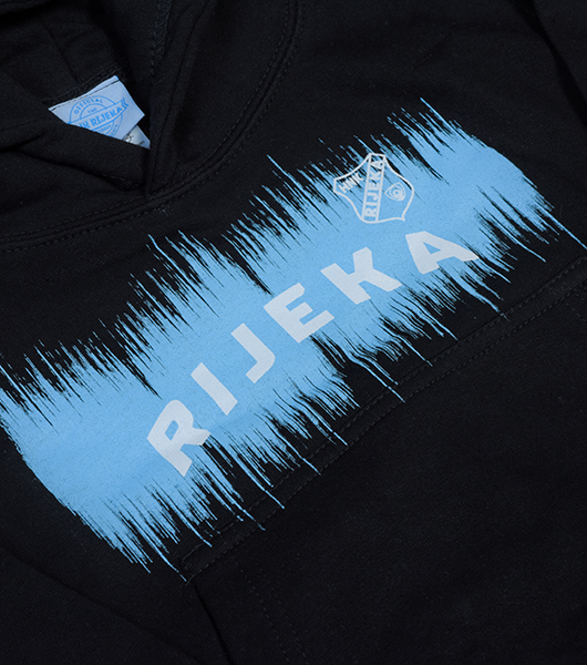 HOODIE CRNA - ZVUČNI VAL DJEČJA